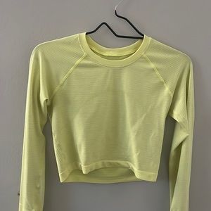 Lululemon Swiftly Tech Cropped Long Sleeve Shirt